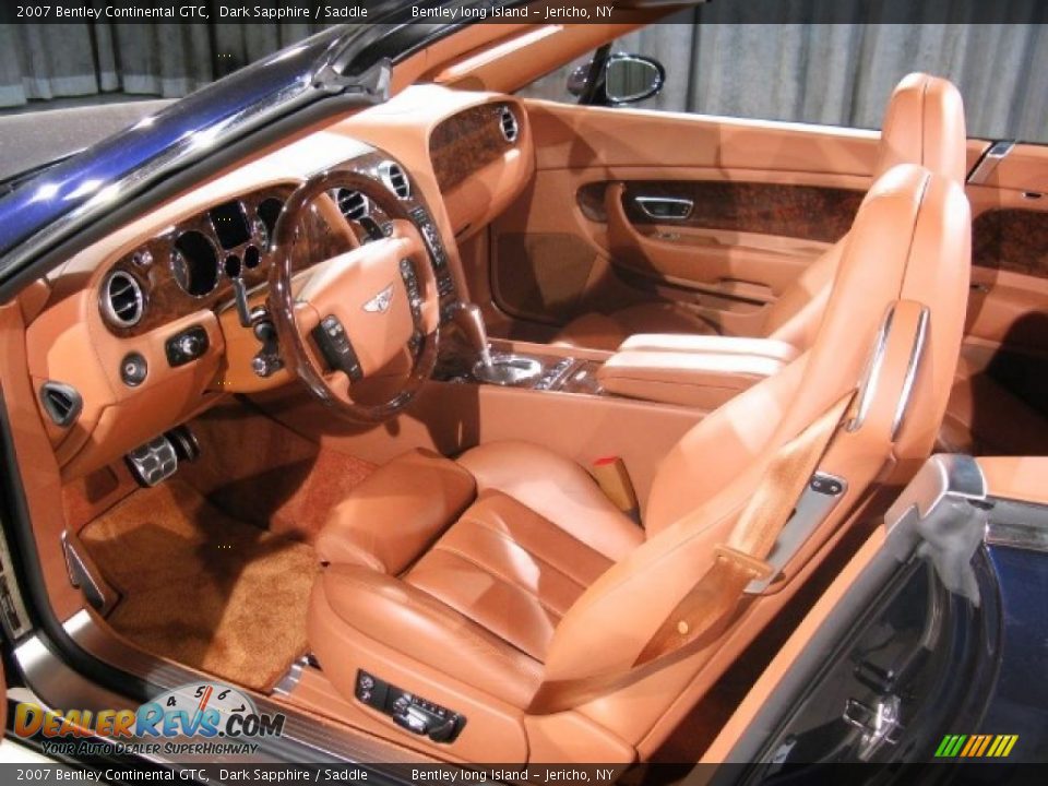 2007 Bentley Continental GTC Dark Sapphire / Saddle Photo #7