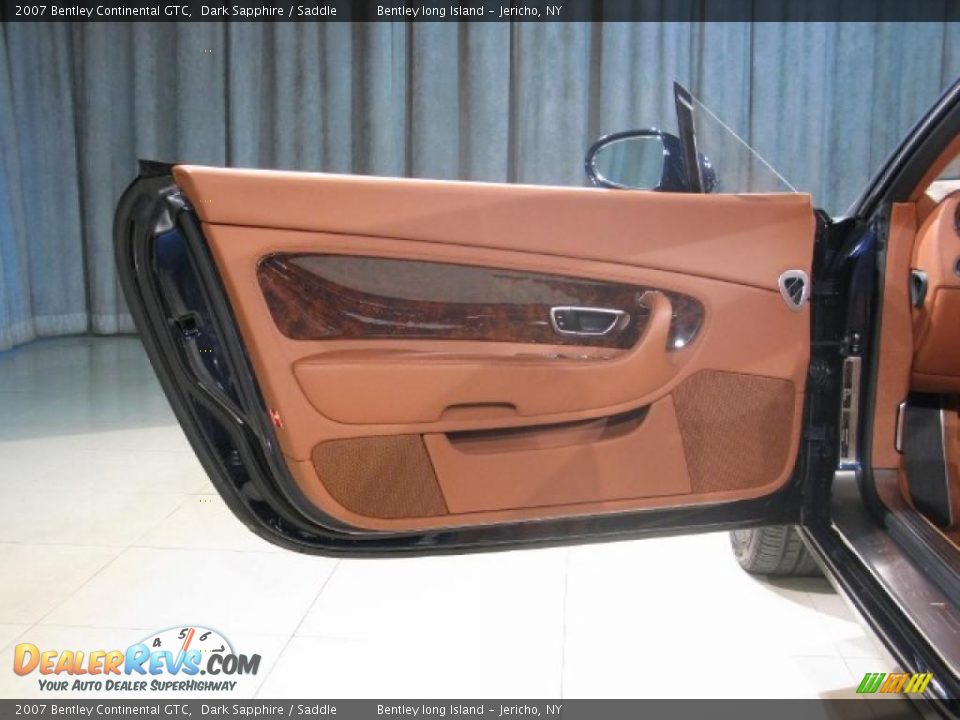 2007 Bentley Continental GTC Dark Sapphire / Saddle Photo #12