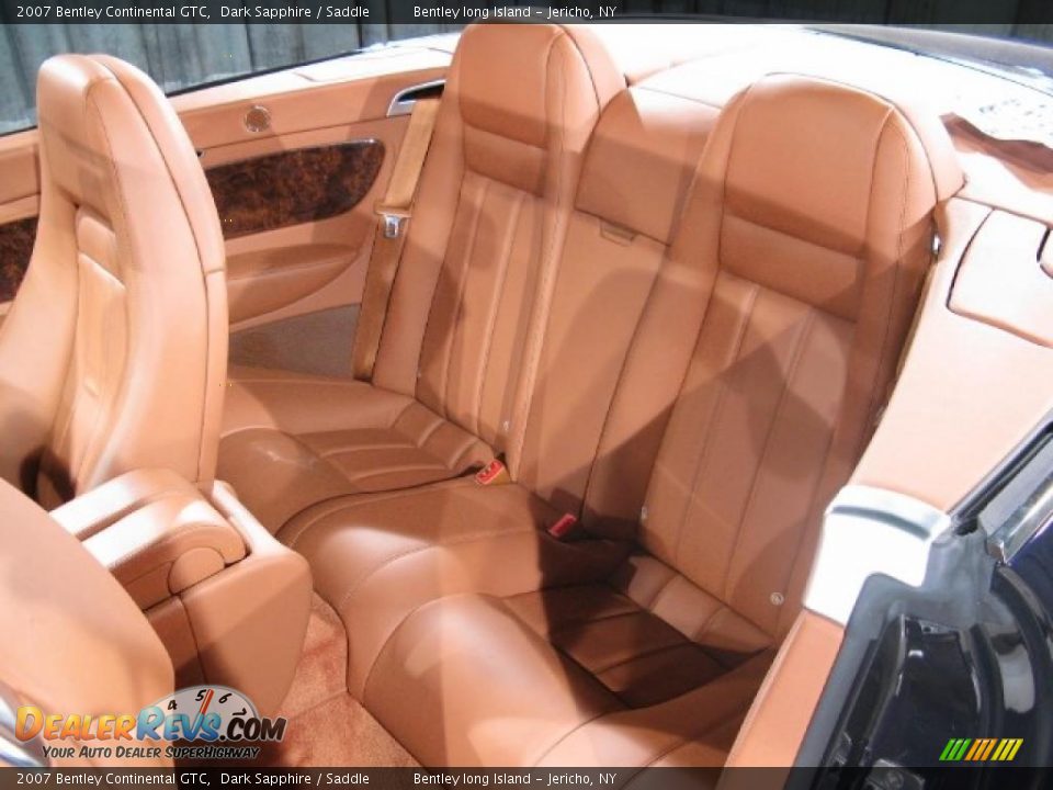 2007 Bentley Continental GTC Dark Sapphire / Saddle Photo #13