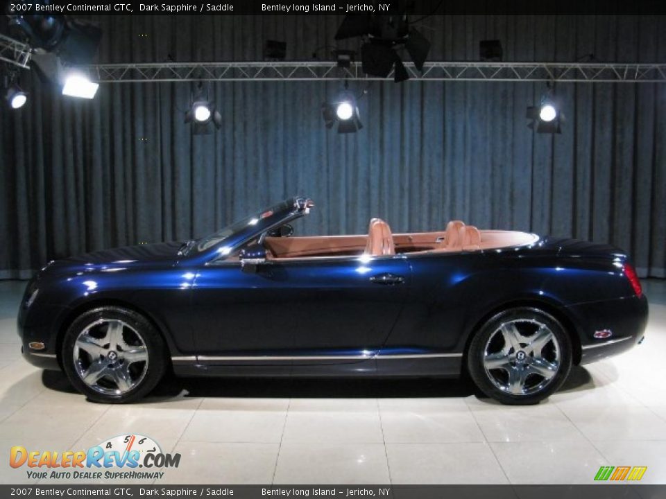 2007 Bentley Continental GTC Dark Sapphire / Saddle Photo #18