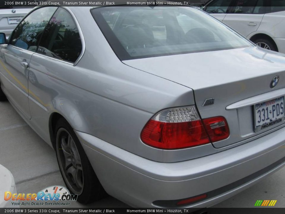 2006 BMW 3 Series 330i Coupe Titanium Silver Metallic / Black Photo #4
