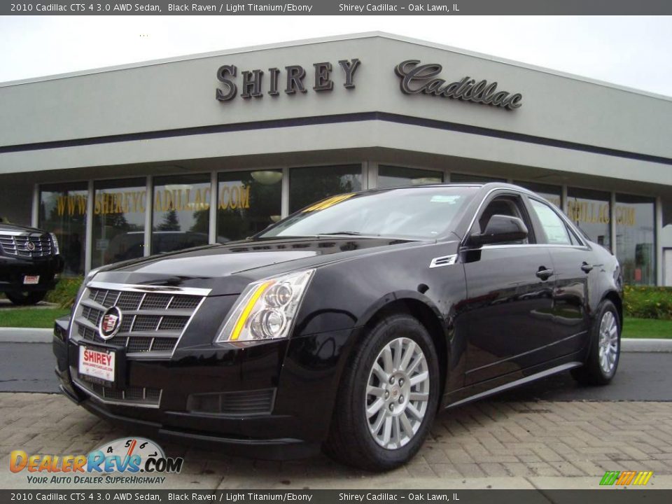 2010 Cadillac CTS 4 3.0 AWD Sedan Black Raven / Light Titanium/Ebony Photo #1
