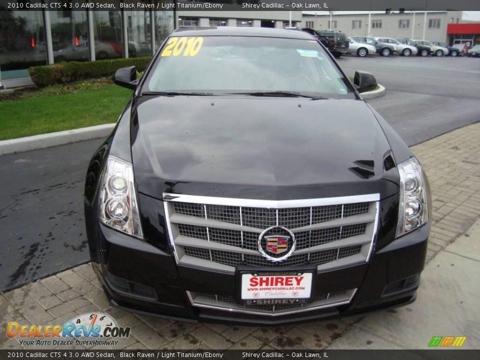 2010 Cadillac CTS 4 3.0 AWD Sedan Black Raven / Light Titanium/Ebony Photo #2