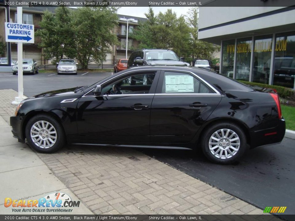 2010 Cadillac CTS 4 3.0 AWD Sedan Black Raven / Light Titanium/Ebony Photo #7
