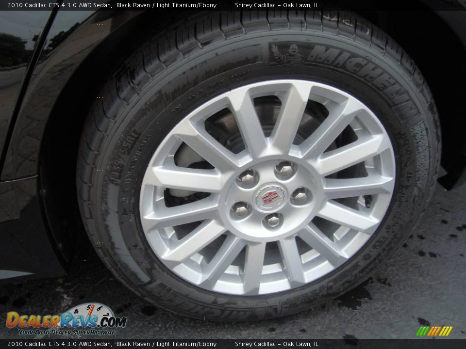 2010 Cadillac CTS 4 3.0 AWD Sedan Black Raven / Light Titanium/Ebony Photo #8
