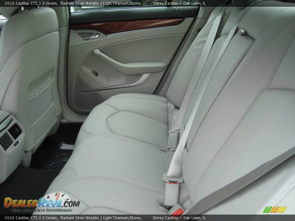 2010 Cadillac CTS 3.0 Sedan Radiant Silver Metallic / Light Titanium/Ebony Photo #9