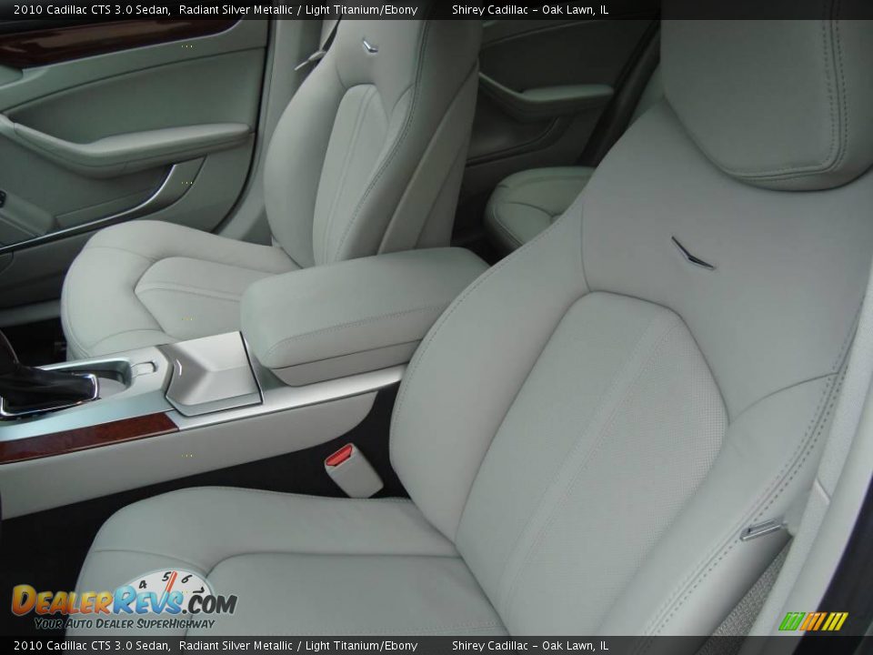 2010 Cadillac CTS 3.0 Sedan Radiant Silver Metallic / Light Titanium/Ebony Photo #11