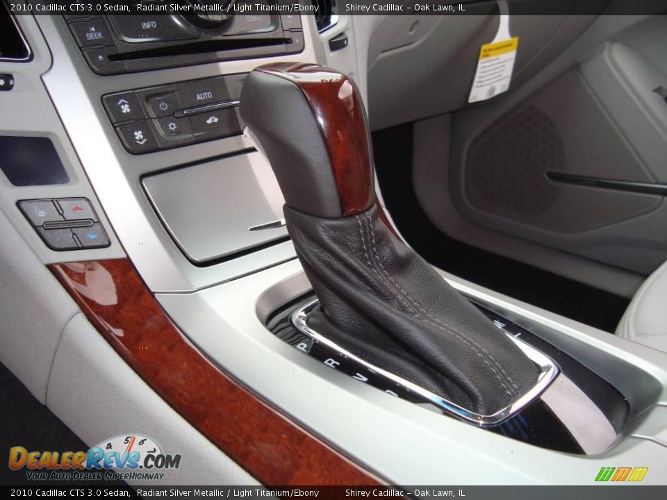2010 Cadillac CTS 3.0 Sedan Radiant Silver Metallic / Light Titanium/Ebony Photo #16