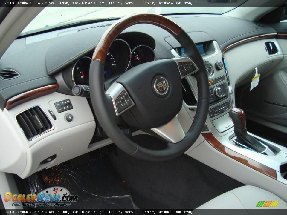 2010 Cadillac CTS 4 3.0 AWD Sedan Black Raven / Light Titanium/Ebony Photo #10
