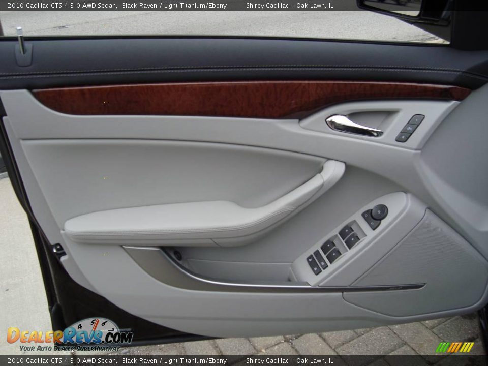 2010 Cadillac CTS 4 3.0 AWD Sedan Black Raven / Light Titanium/Ebony Photo #11