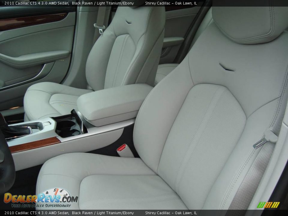 2010 Cadillac CTS 4 3.0 AWD Sedan Black Raven / Light Titanium/Ebony Photo #12