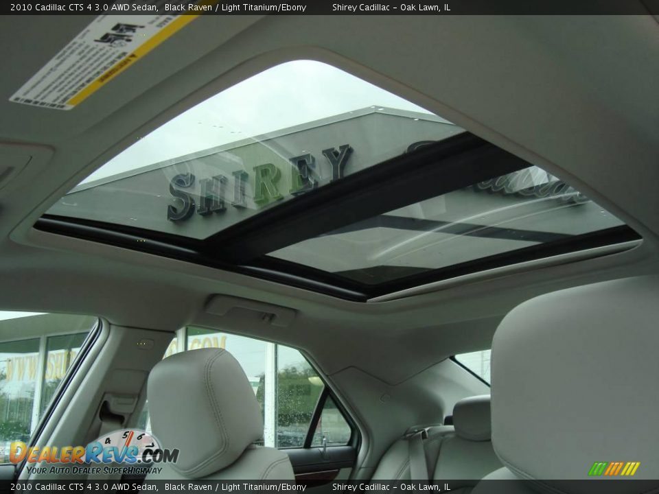 2010 Cadillac CTS 4 3.0 AWD Sedan Black Raven / Light Titanium/Ebony Photo #13