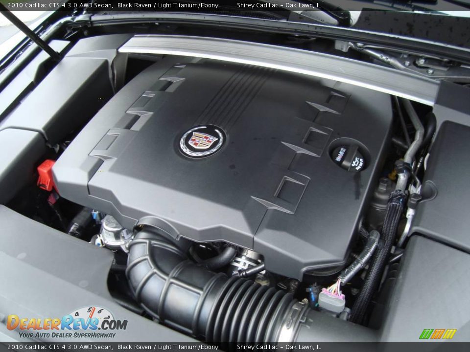 2010 Cadillac CTS 4 3.0 AWD Sedan Black Raven / Light Titanium/Ebony Photo #14