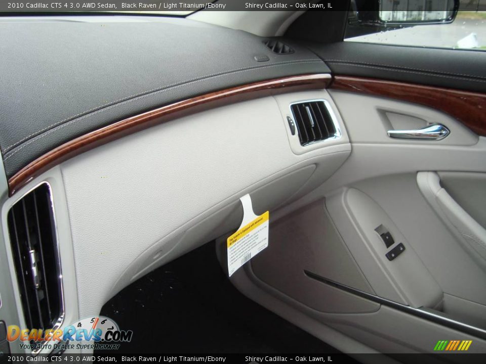 2010 Cadillac CTS 4 3.0 AWD Sedan Black Raven / Light Titanium/Ebony Photo #16