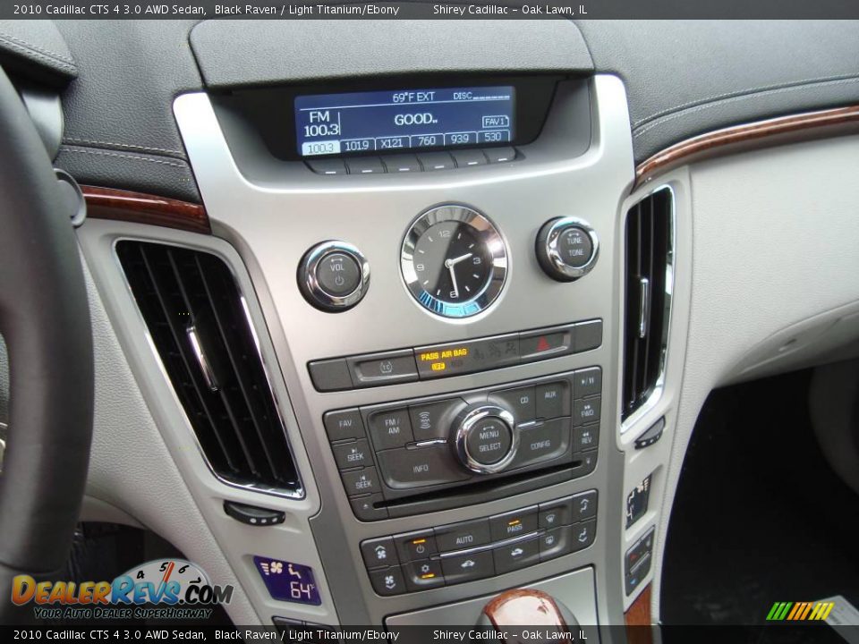 2010 Cadillac CTS 4 3.0 AWD Sedan Black Raven / Light Titanium/Ebony Photo #17