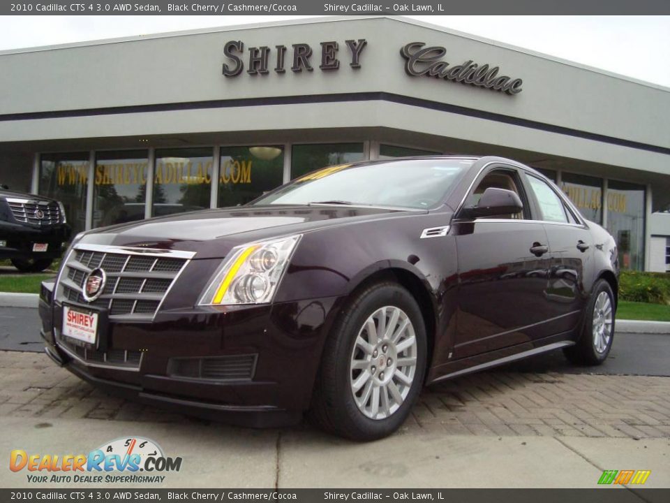 2010 Cadillac CTS 4 3.0 AWD Sedan Black Cherry / Cashmere/Cocoa Photo #1
