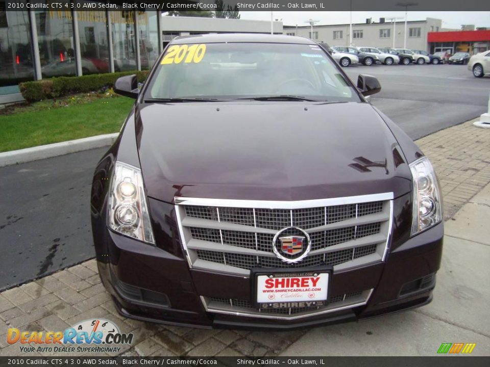 2010 Cadillac CTS 4 3.0 AWD Sedan Black Cherry / Cashmere/Cocoa Photo #2