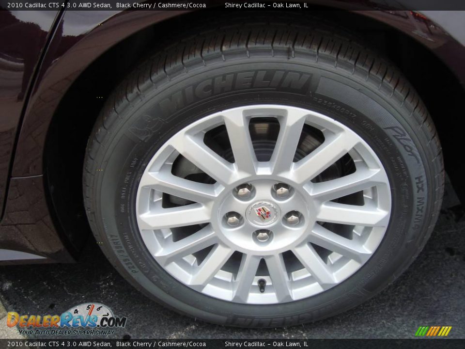 2010 Cadillac CTS 4 3.0 AWD Sedan Black Cherry / Cashmere/Cocoa Photo #8