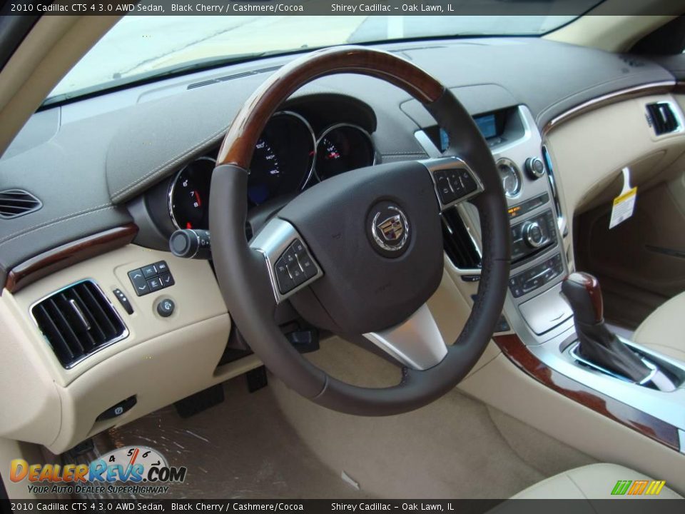 2010 Cadillac CTS 4 3.0 AWD Sedan Black Cherry / Cashmere/Cocoa Photo #10