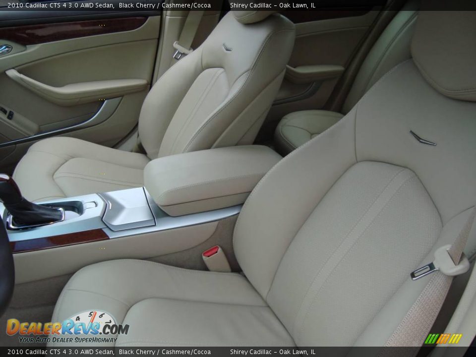 2010 Cadillac CTS 4 3.0 AWD Sedan Black Cherry / Cashmere/Cocoa Photo #11