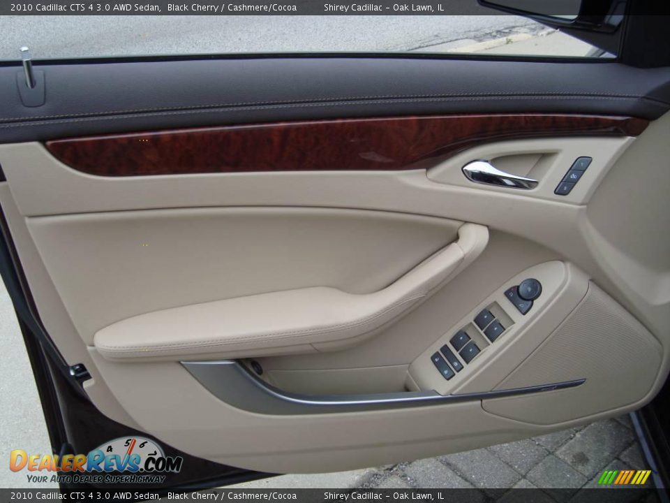 2010 Cadillac CTS 4 3.0 AWD Sedan Black Cherry / Cashmere/Cocoa Photo #12