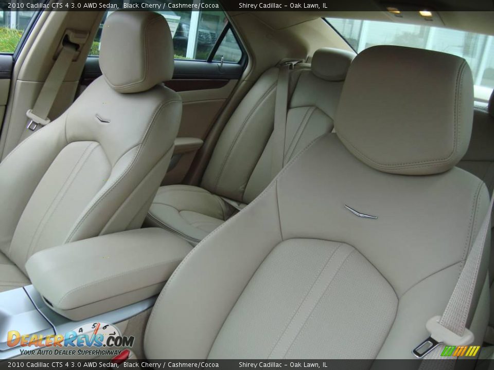 2010 Cadillac CTS 4 3.0 AWD Sedan Black Cherry / Cashmere/Cocoa Photo #13