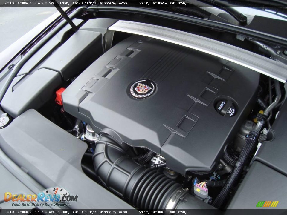 2010 Cadillac CTS 4 3.0 AWD Sedan Black Cherry / Cashmere/Cocoa Photo #14