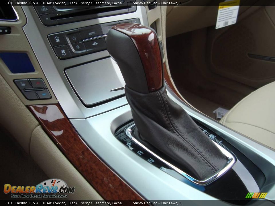 2010 Cadillac CTS 4 3.0 AWD Sedan Black Cherry / Cashmere/Cocoa Photo #17