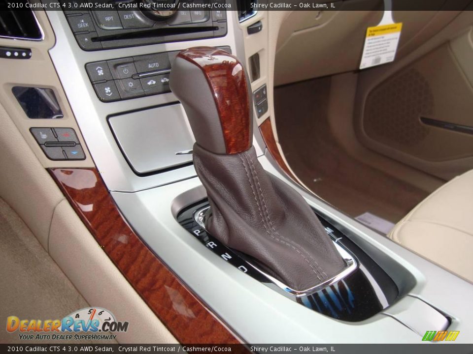 2010 Cadillac CTS 4 3.0 AWD Sedan Crystal Red Tintcoat / Cashmere/Cocoa Photo #17