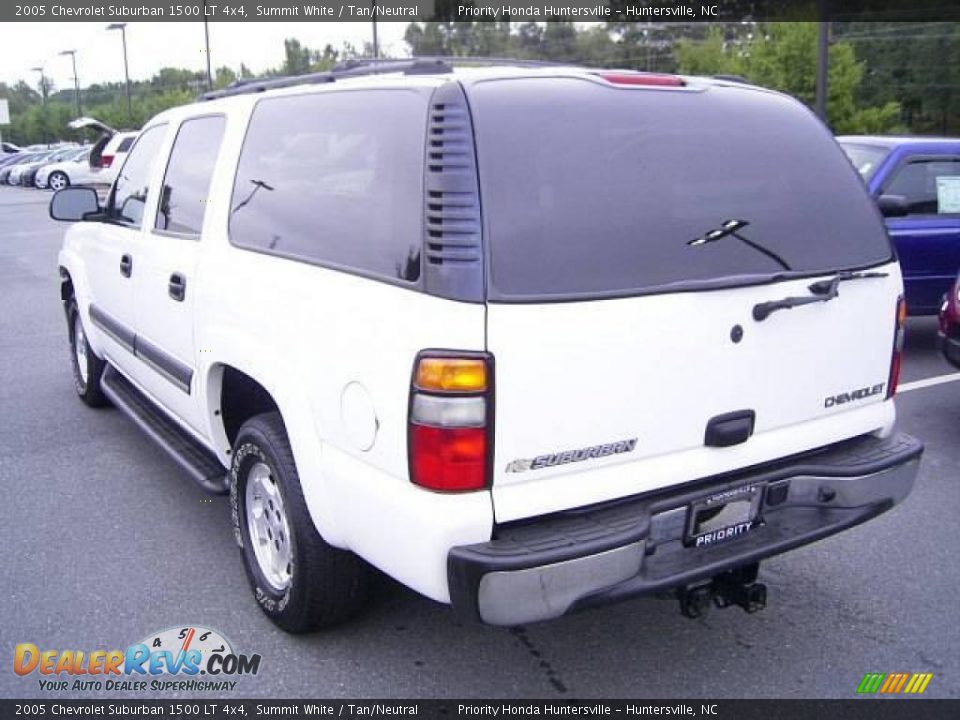 2005 Chevrolet Suburban 1500 LT 4x4 Summit White / Tan/Neutral Photo #2