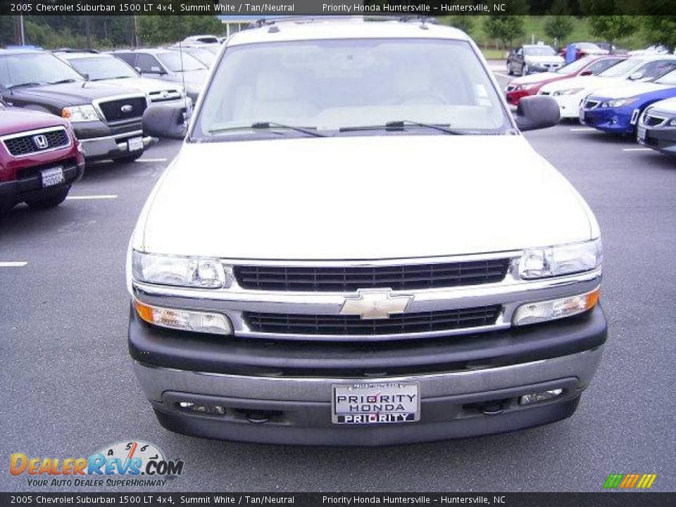 2005 Chevrolet Suburban 1500 LT 4x4 Summit White / Tan/Neutral Photo #6