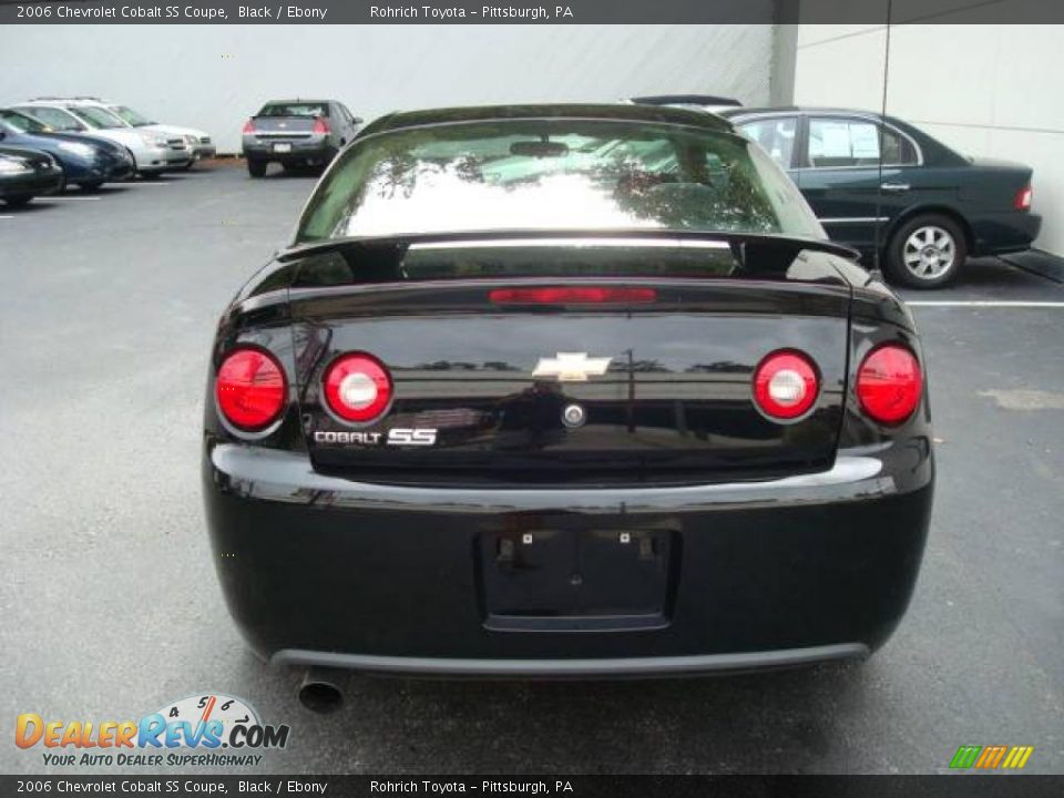 2006 Chevrolet Cobalt SS Coupe Black / Ebony Photo #3
