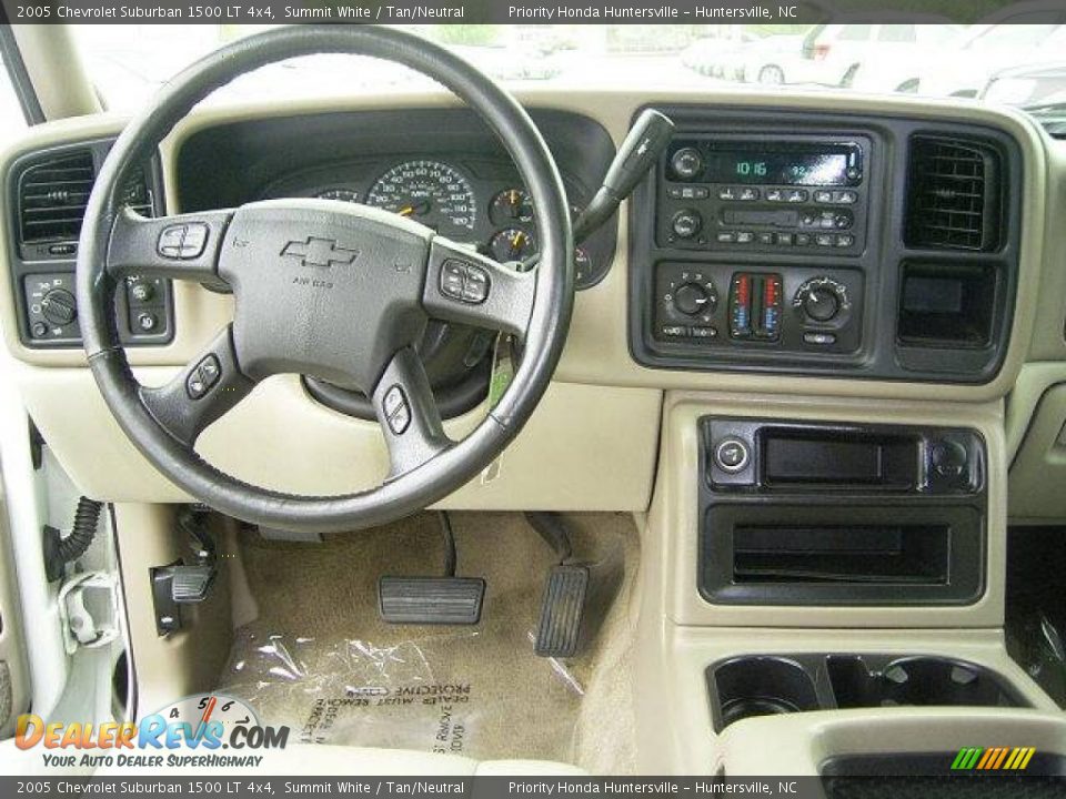 2005 Chevrolet Suburban 1500 LT 4x4 Summit White / Tan/Neutral Photo #20