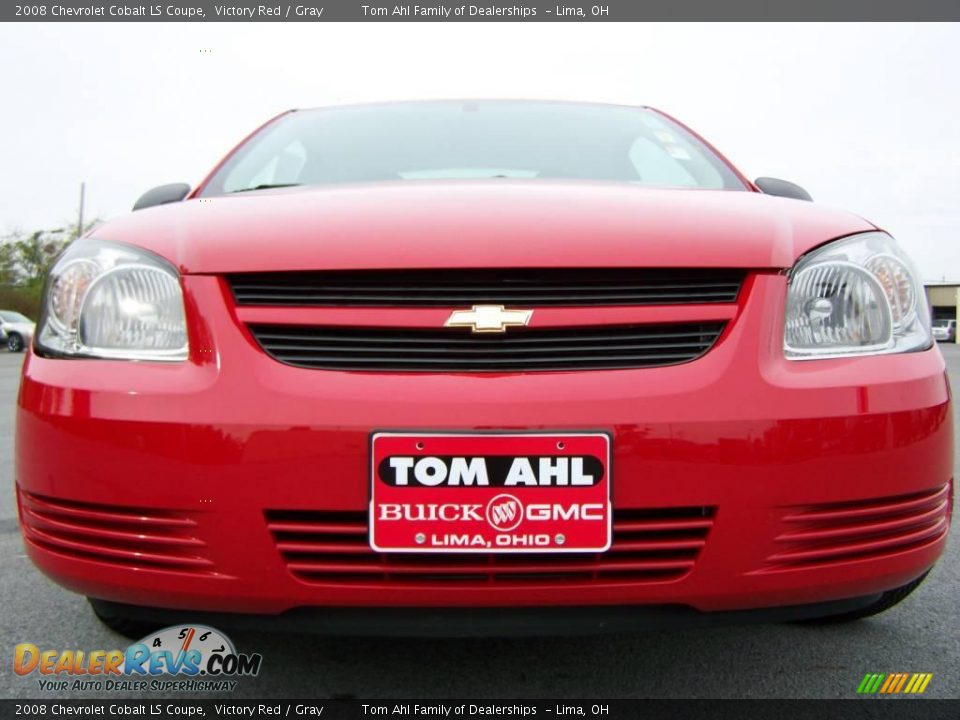 2008 Chevrolet Cobalt LS Coupe Victory Red / Gray Photo #2
