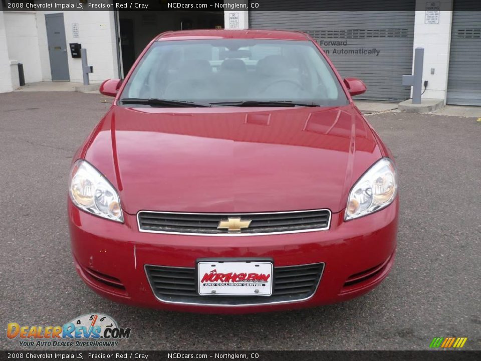 2008 Chevrolet Impala LS Precision Red / Gray Photo #2