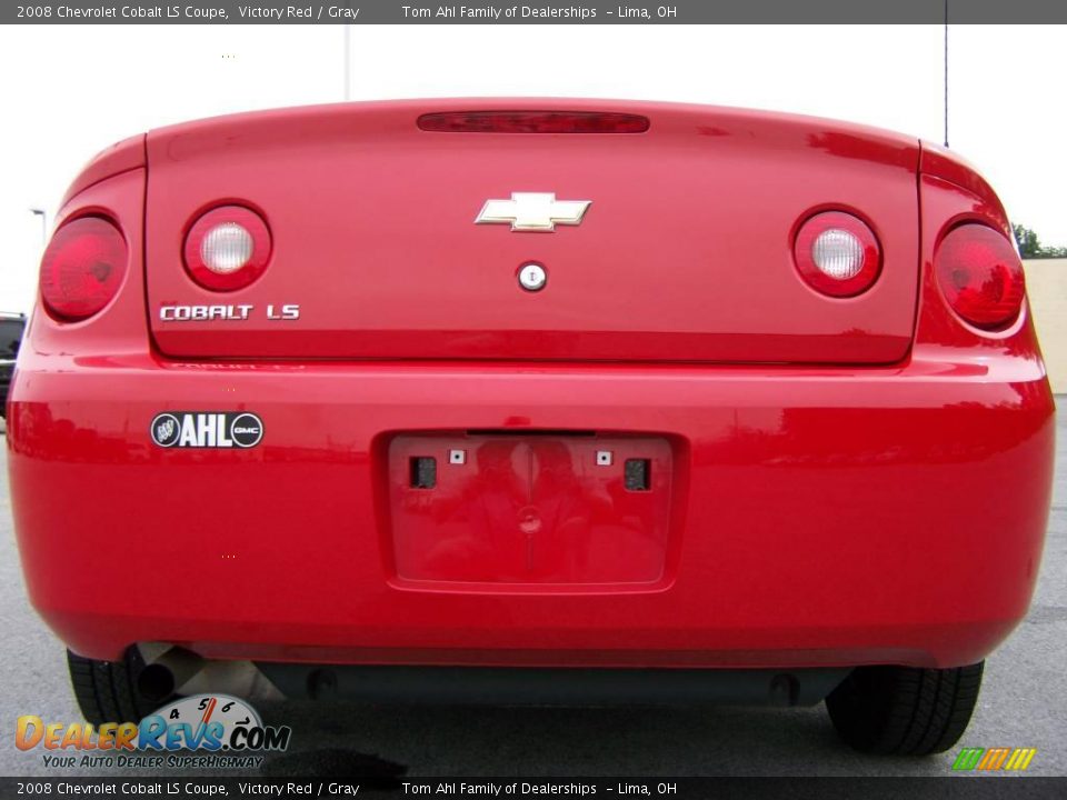 2008 Chevrolet Cobalt LS Coupe Victory Red / Gray Photo #5