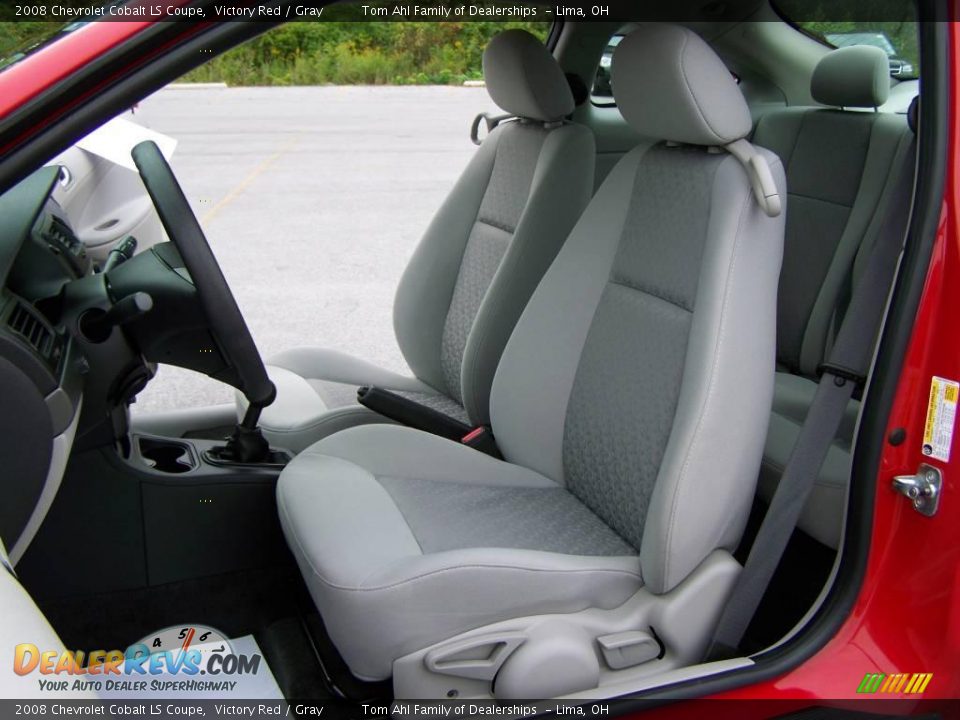 2008 Chevrolet Cobalt LS Coupe Victory Red / Gray Photo #7