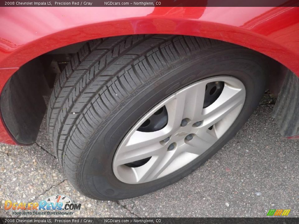 2008 Chevrolet Impala LS Precision Red / Gray Photo #5
