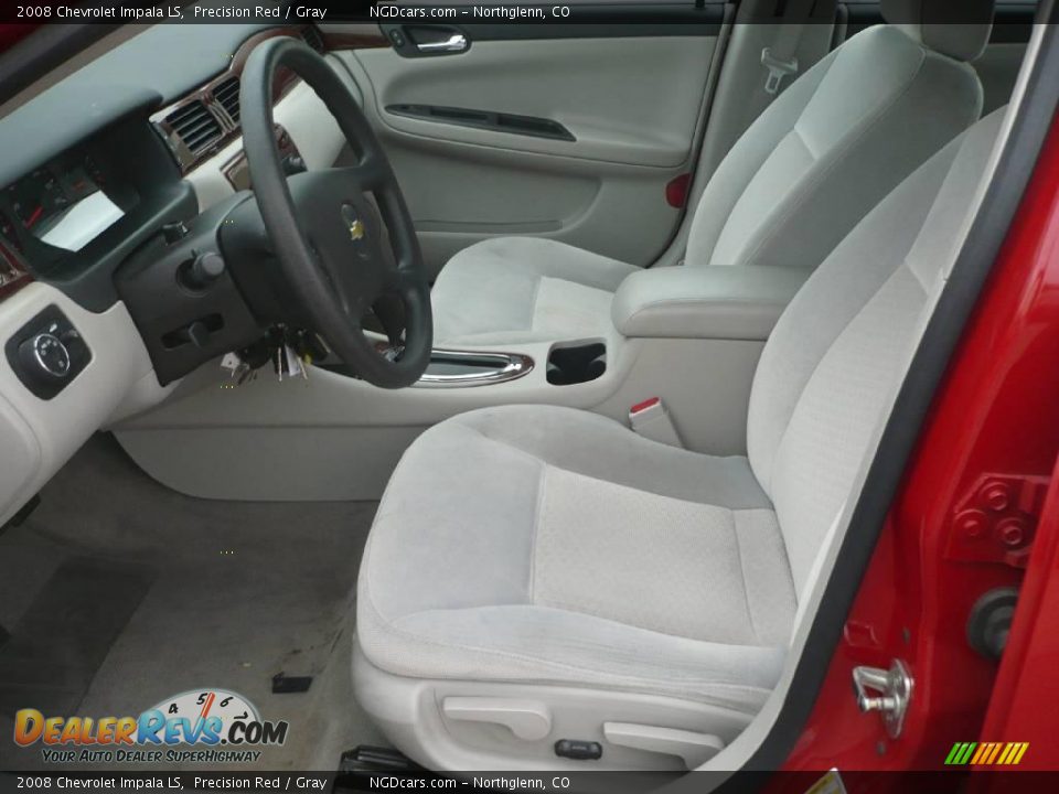 2008 Chevrolet Impala LS Precision Red / Gray Photo #6