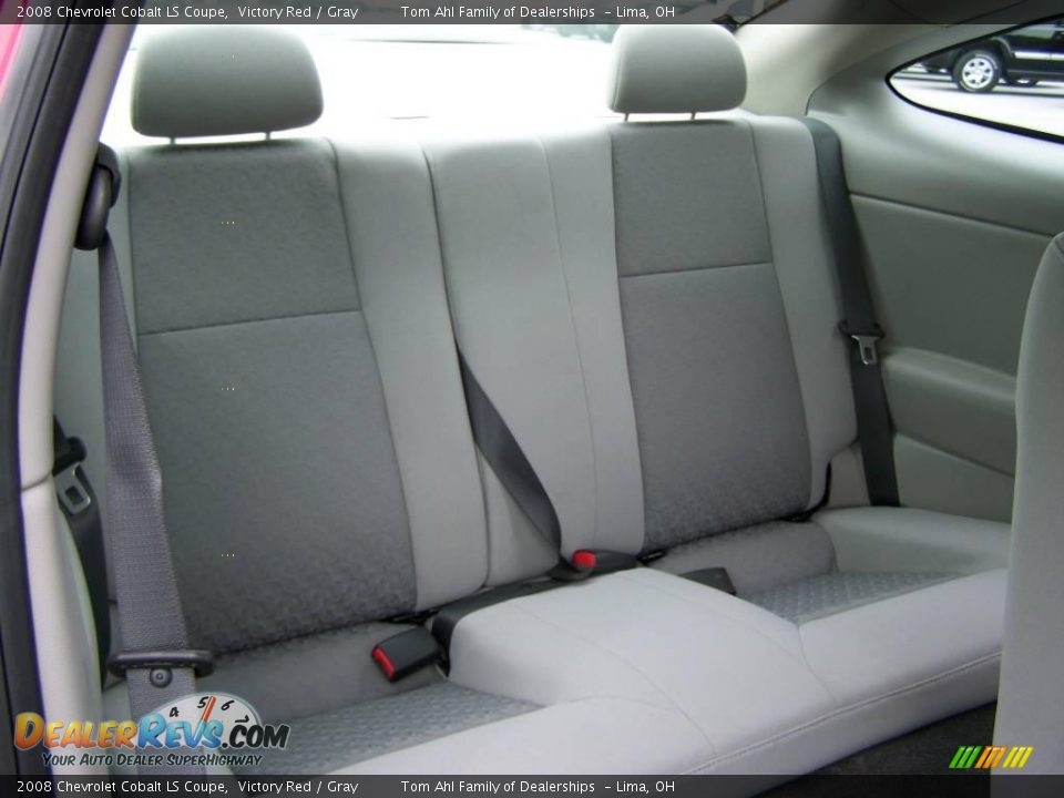 2008 Chevrolet Cobalt LS Coupe Victory Red / Gray Photo #9