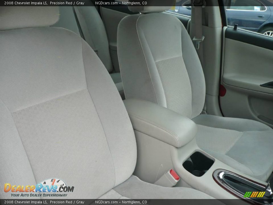 2008 Chevrolet Impala LS Precision Red / Gray Photo #8