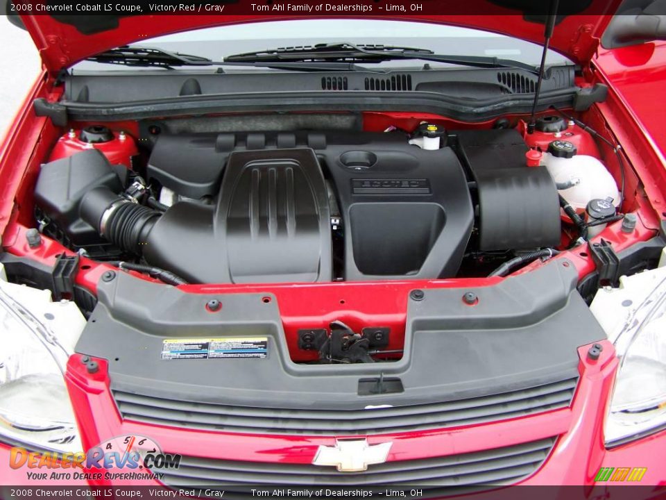 2008 Chevrolet Cobalt LS Coupe Victory Red / Gray Photo #11