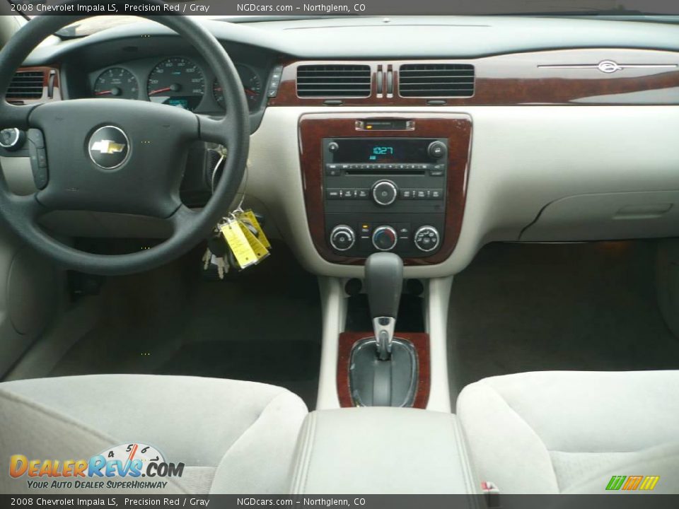 2008 Chevrolet Impala LS Precision Red / Gray Photo #10