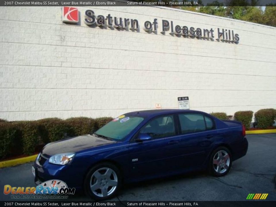 2007 Chevrolet Malibu SS Sedan Laser Blue Metallic / Ebony Black Photo #1