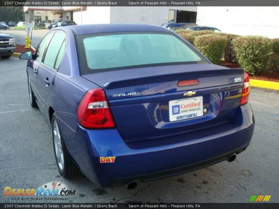 2007 Chevrolet Malibu SS Sedan Laser Blue Metallic / Ebony Black Photo #2
