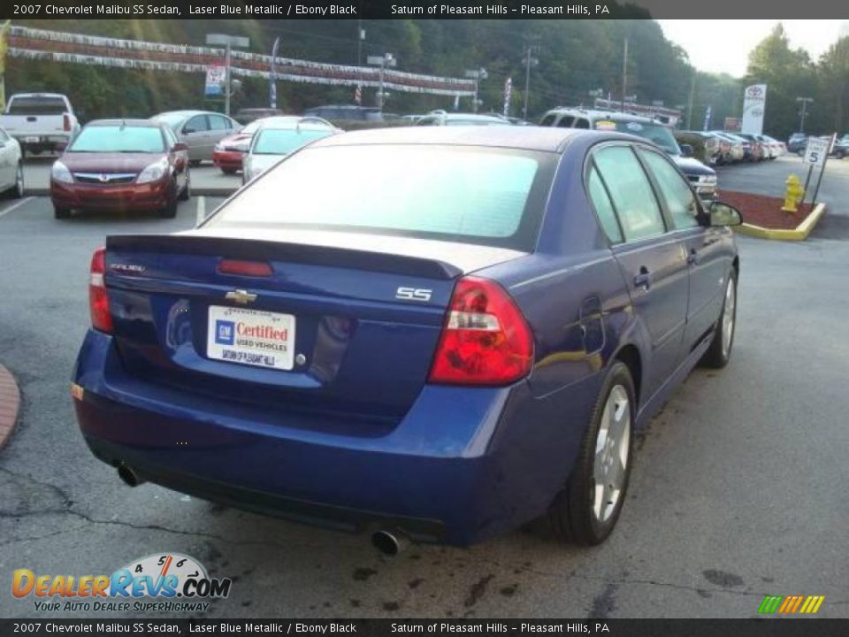 2007 Chevrolet Malibu SS Sedan Laser Blue Metallic / Ebony Black Photo #4