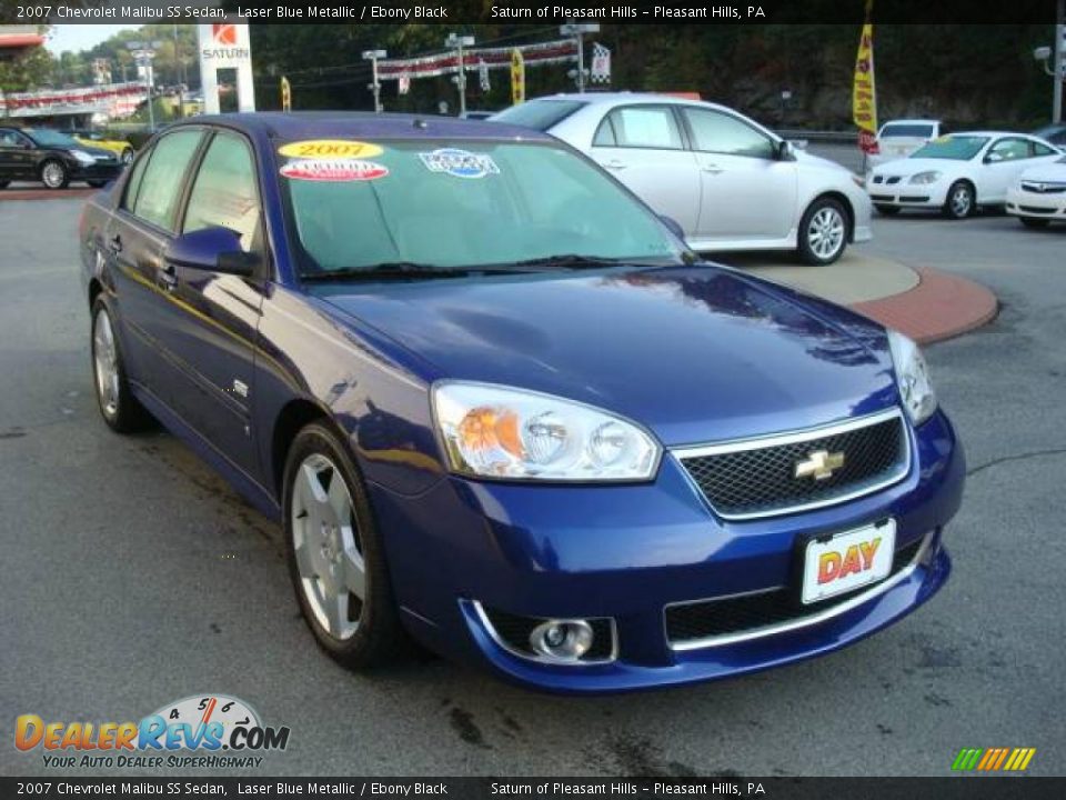 2007 Chevrolet Malibu SS Sedan Laser Blue Metallic / Ebony Black Photo #5