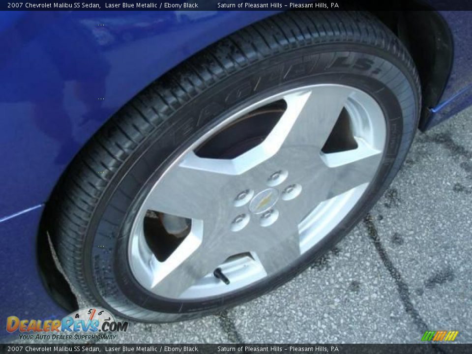 2007 Chevrolet Malibu SS Sedan Laser Blue Metallic / Ebony Black Photo #7