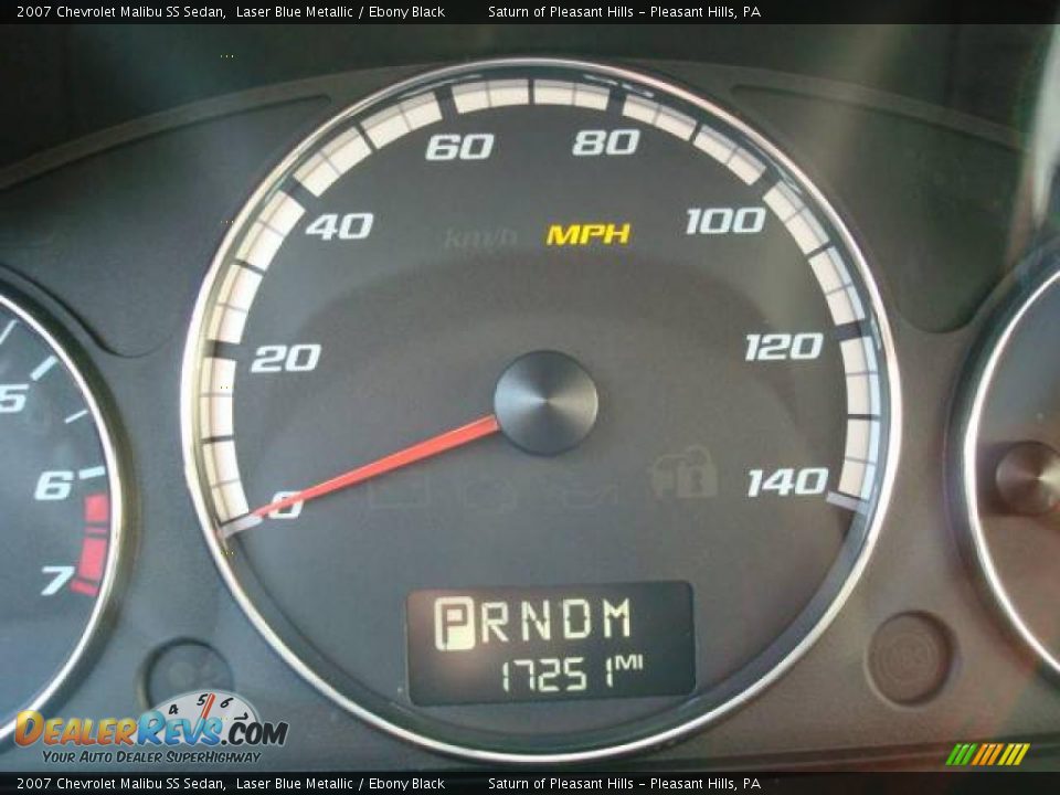 2007 Chevrolet Malibu SS Sedan Laser Blue Metallic / Ebony Black Photo #15