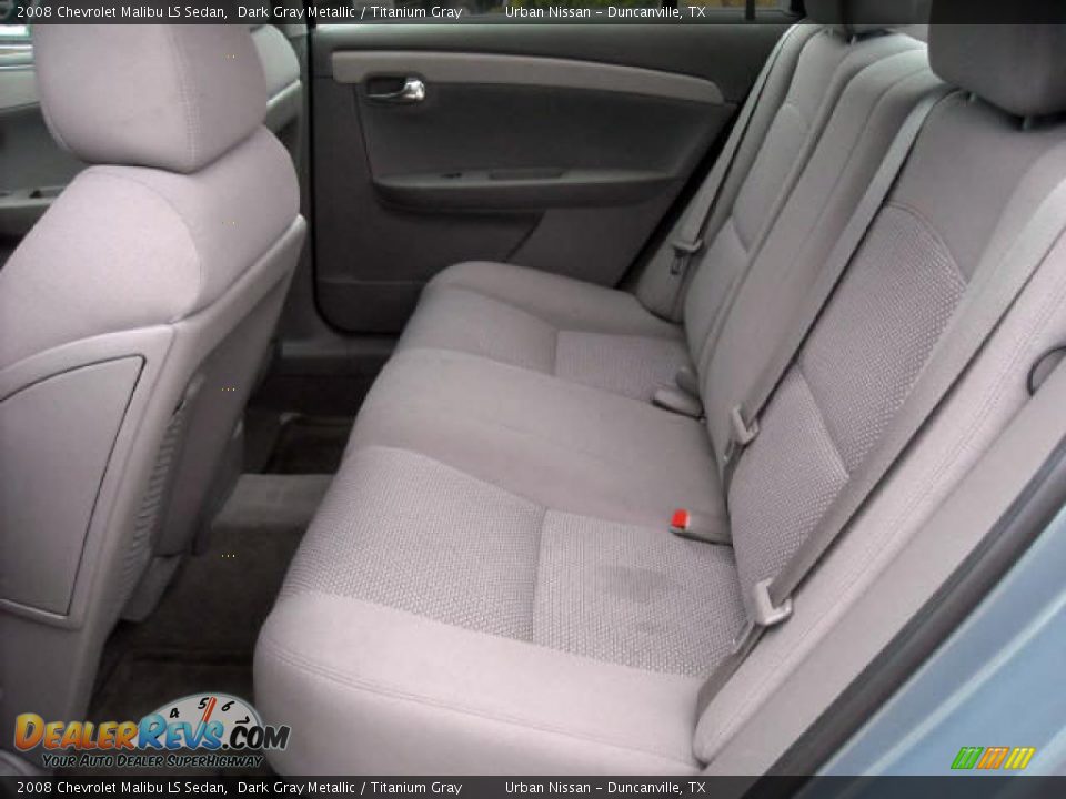 2008 Chevrolet Malibu LS Sedan Dark Gray Metallic / Titanium Gray Photo #8